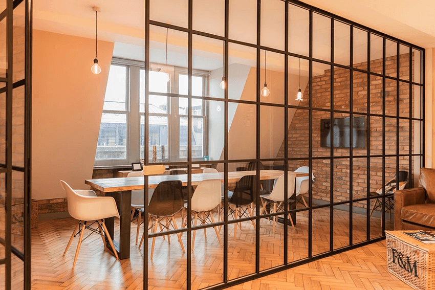 Glass office partition Perth